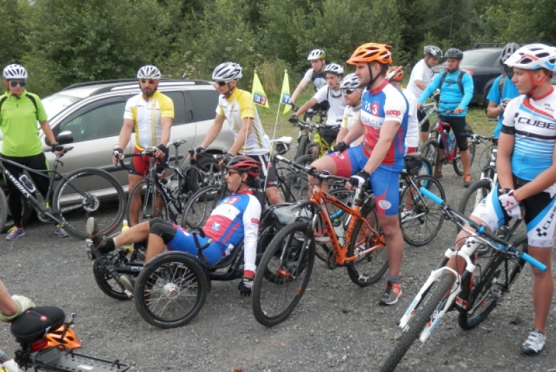 Charitatívna akcia Káčer na bicykli 2015