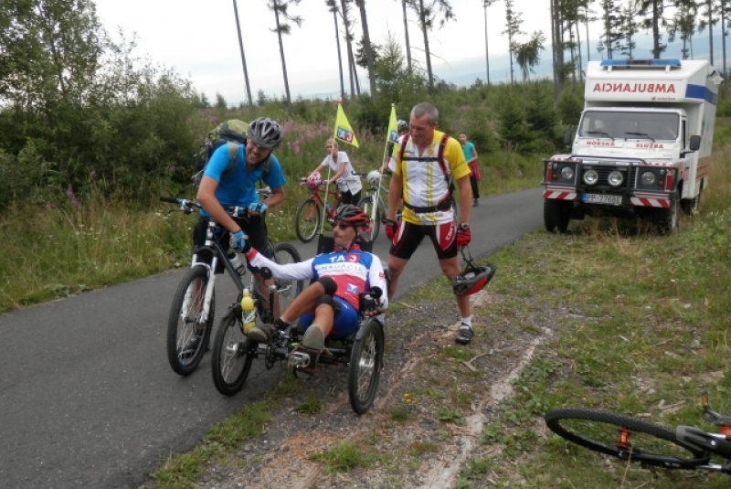 Charitatívna akcia Káčer na bicykli 2015