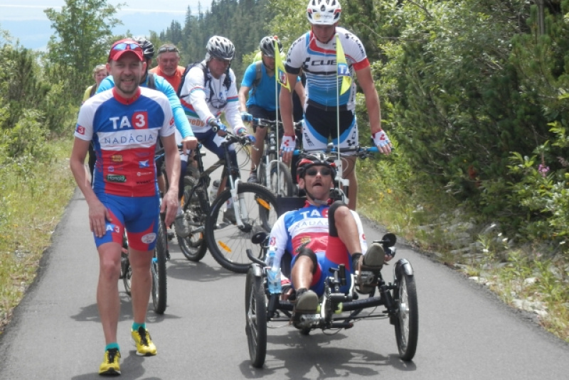 Charitatívna akcia Káčer na bicykli 2015